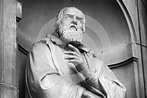 Portrait of the famous scientist and astronomer Galileo Galilei