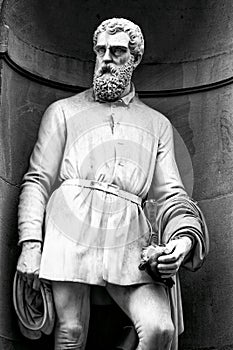 Portrait of the famous sculptor Benvenuto Cellini