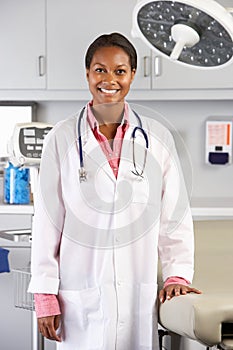 Portrait Of Female Doctor In Doctor's Office