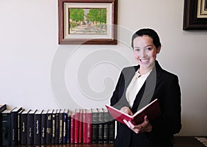 Portrait of a female lawyer at office