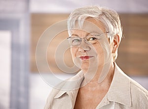 Portrait of female pensioner