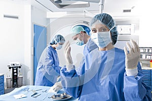 Portrait of a female surgeon