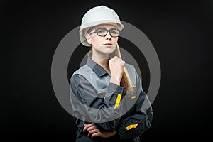 Portrait of a female worker