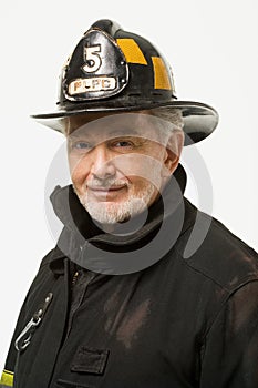 Portrait of a firefighter