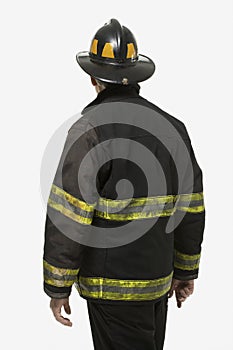 Portrait of a firefighter