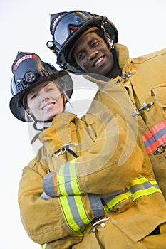 Portrait of firefighters