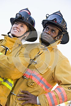 Portrait of firefighters