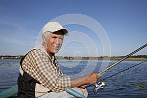 Portrait of fisherman