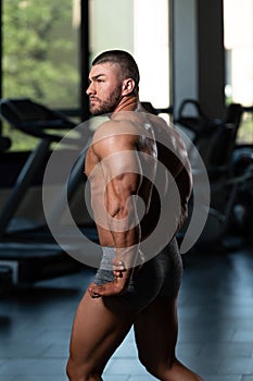 Portrait Of A Fitness Muscular Man