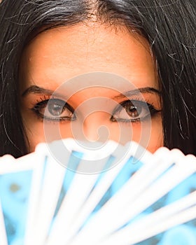 Portrait fortuneteller Girl