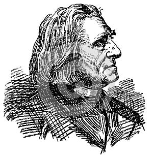 Portrait of Franz Liszt