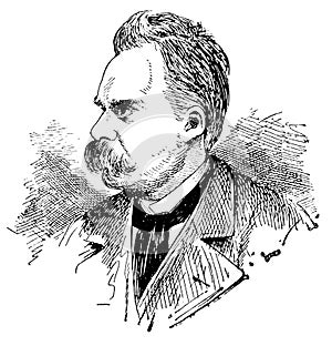 Portrait of Friedrich Wilhelm Nietzsche