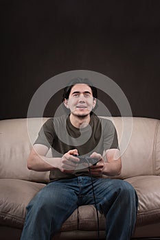 Portrait of a gamer
