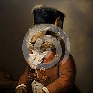 Portrait of a Gentleman Squirrel