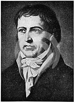Portrait of Georg Wilhelm Friedrich Hegel photo