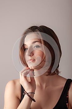 Portrait of a girl closeup