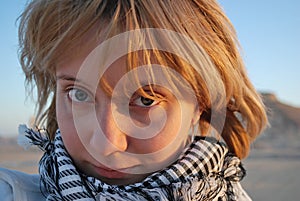 Portrait of girl outdoor