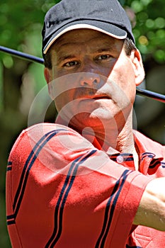 Portrait of a Golfer