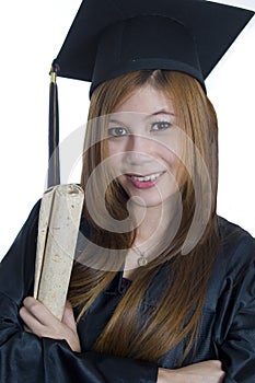 Portrait of graduating student