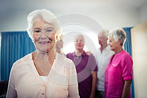 Portrait of a group of seniors