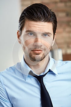 Portrait of handsome businessman