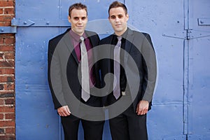 Portrait handsome businessmen