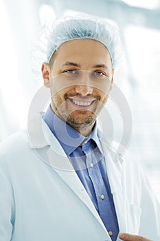 Portrait of handsome doctor