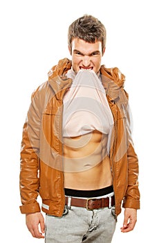 Portrait of a handsome man