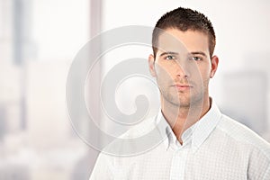 Portrait of handsome young man