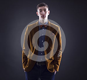 Portrait of a handsome young man