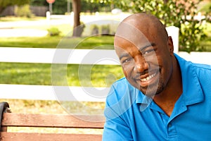 Portrait of a happy African American man