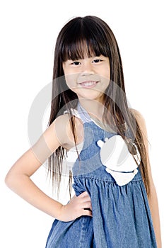 Portrait Of happy asian cute Girl