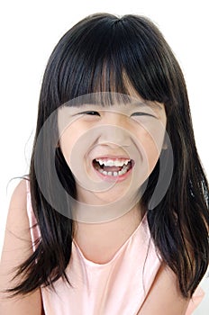 Portrait of Happy asian cute gril photo