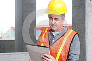Portrait of a happy construction worker