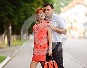 Portrait of a happy couple