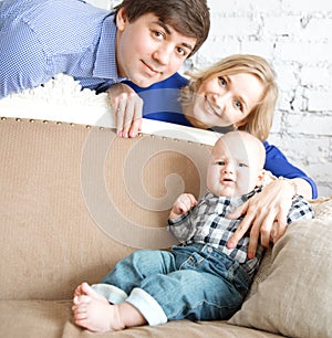 Portrait of a happy family