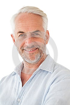 Portrait of a happy mature man