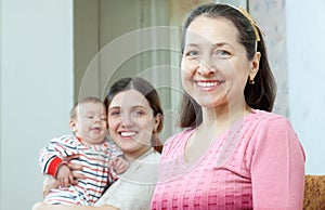 Portrait of happy mature woman