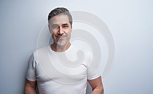 Portrait of happy mid adult man with confident smile