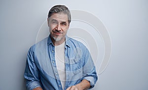 Portrait of happy mid adult man with confident smile