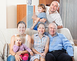 Portrait of happy multigeneration