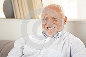 Portrait of happy older man