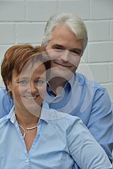 Portrait of happy  smiling couple