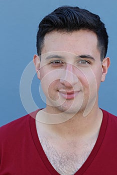 Portrait of Happy Smiling Man - Stock image