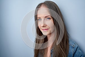 Portrait of happy smiling woman in casual