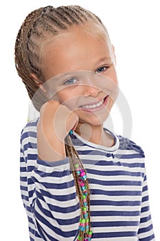 Portrait of a happy young girl