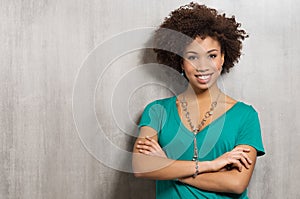 Portrait Of Happy Young Woman