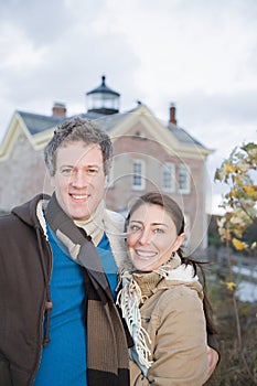 Portrait of a heterosexual couple photo