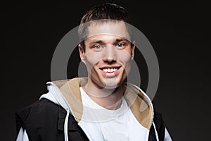 Portrait of hip-hop man