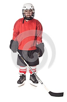Portrait of ice hockey player